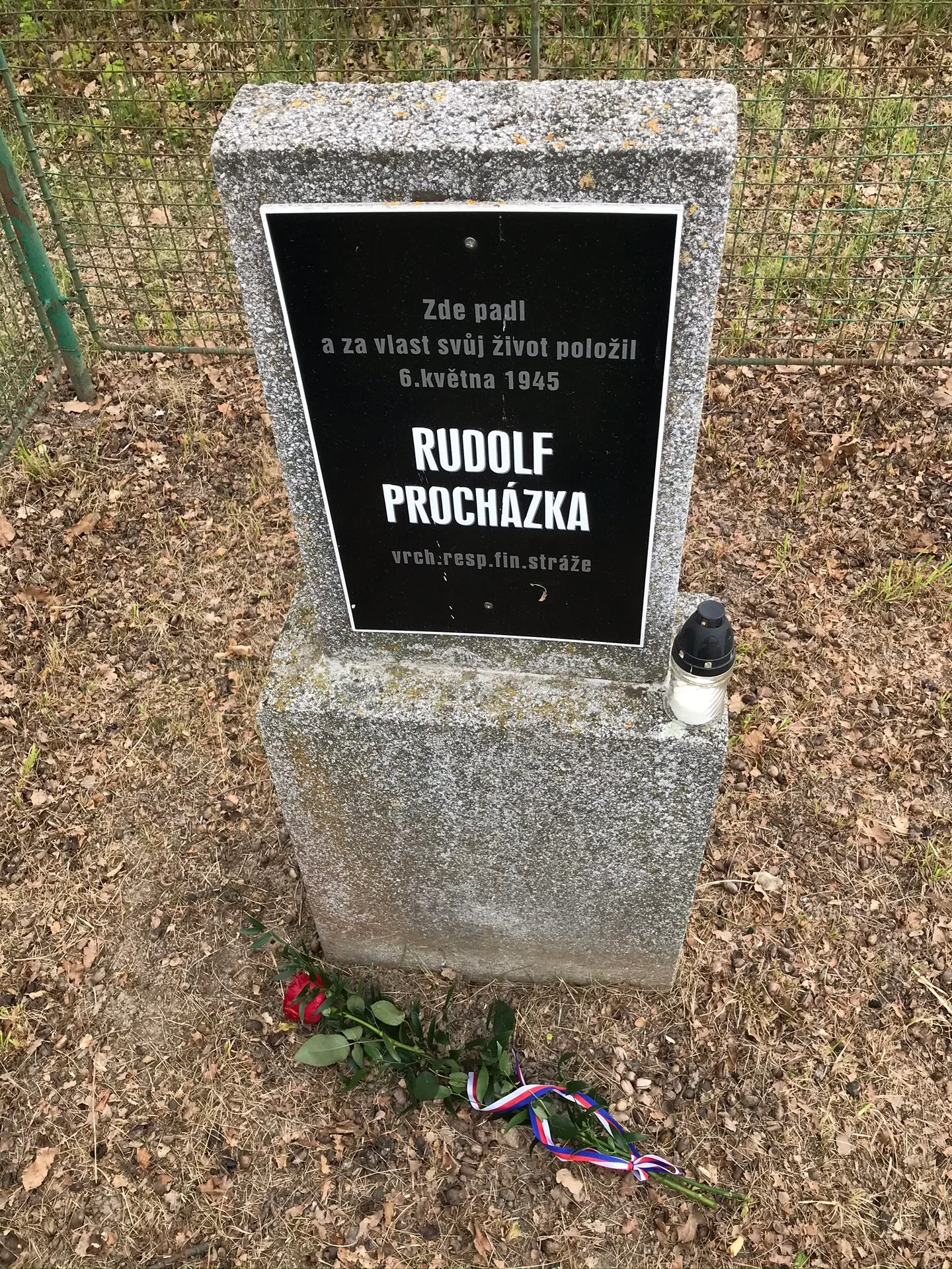 Fotografie místa Pomník Rudolfa Procházky