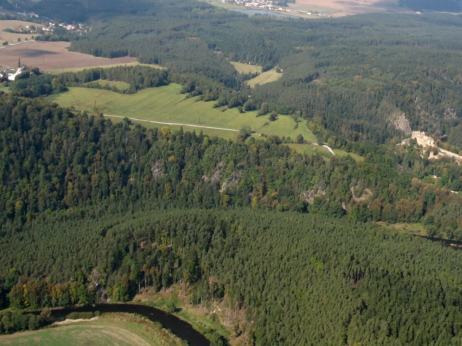 Fotografie místa Keltské oppidum Třísov